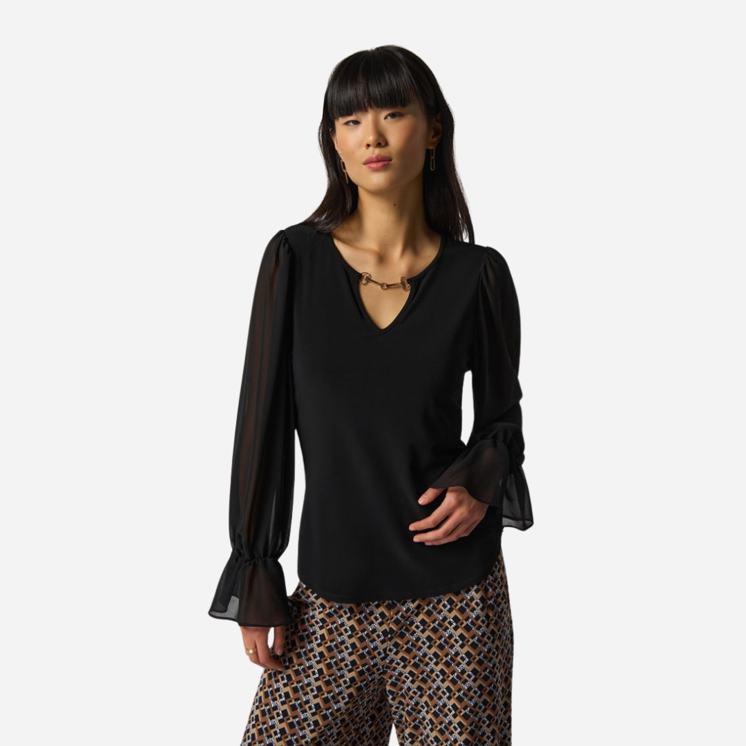 Blusa Dama Joseph Ribkoff Negro