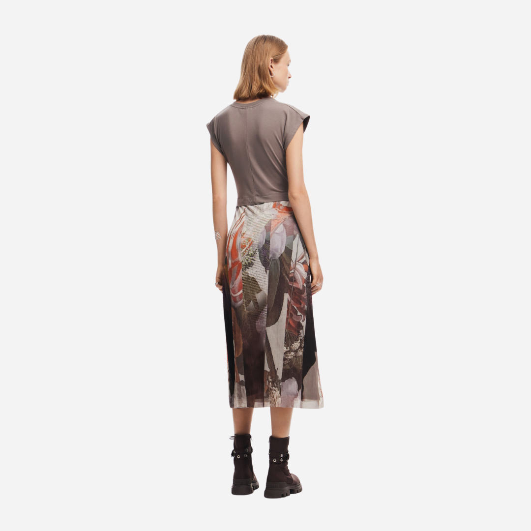 Vestido Dama Desigual Gris