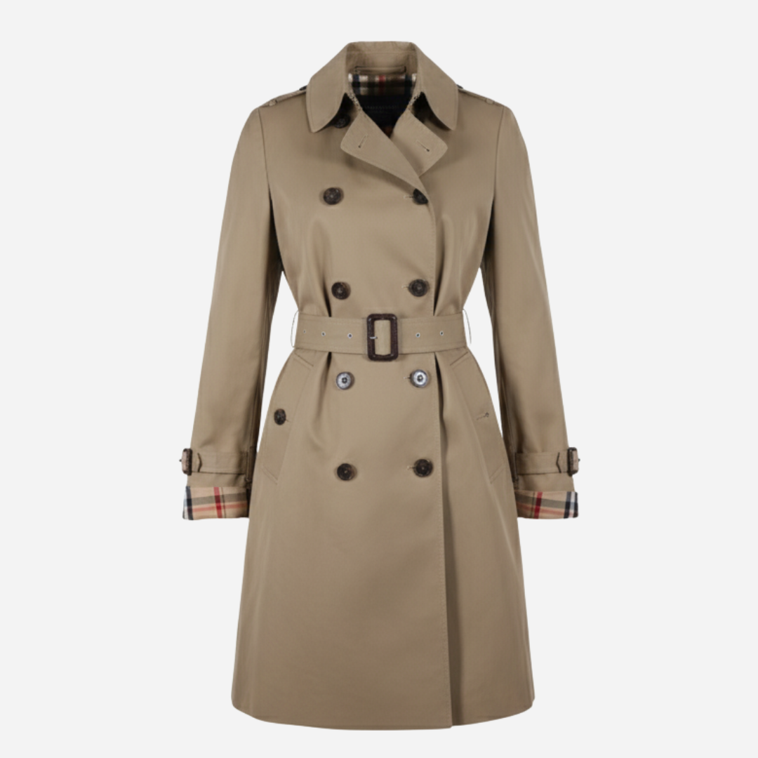 Gabardina de Dama Maison-David Café