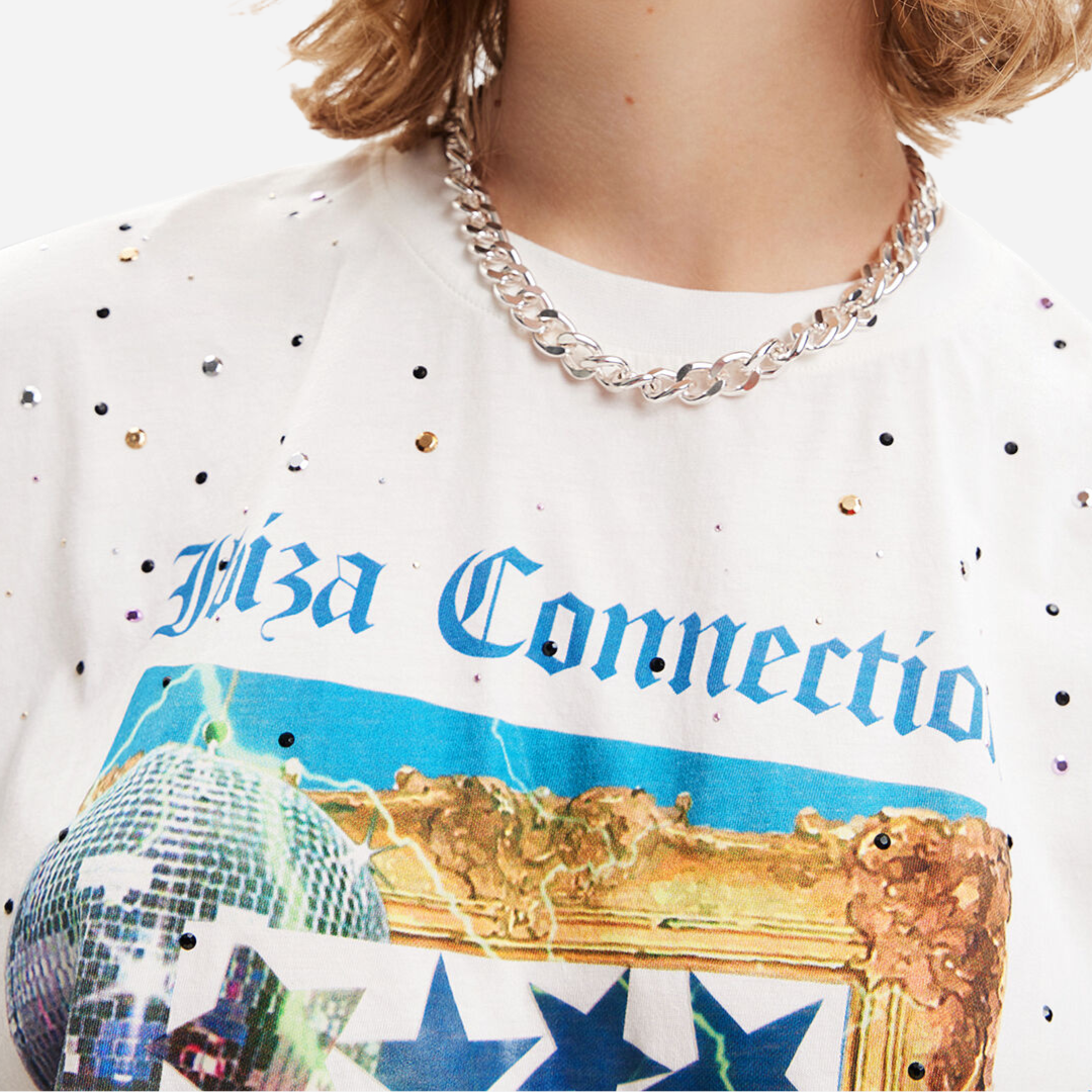 Blusa Dama Desigual Blanca