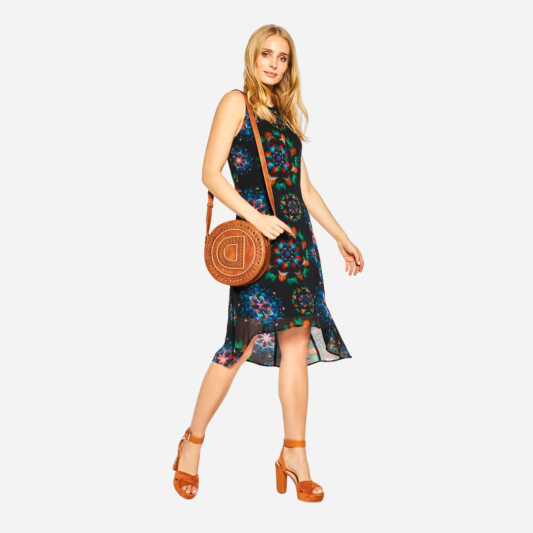 Vestido Dama Desigual Negro