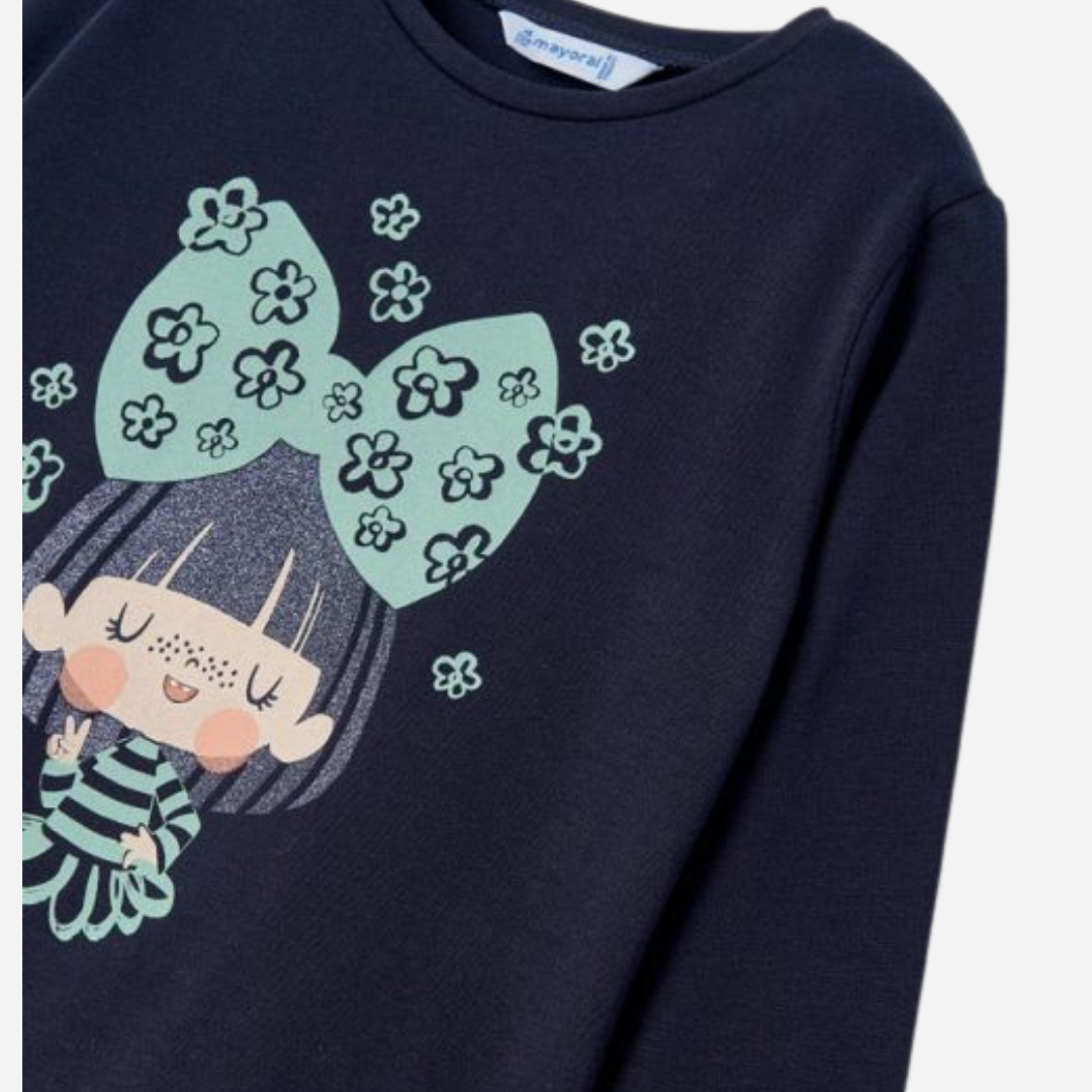 Playera Niña Mayoral Marino