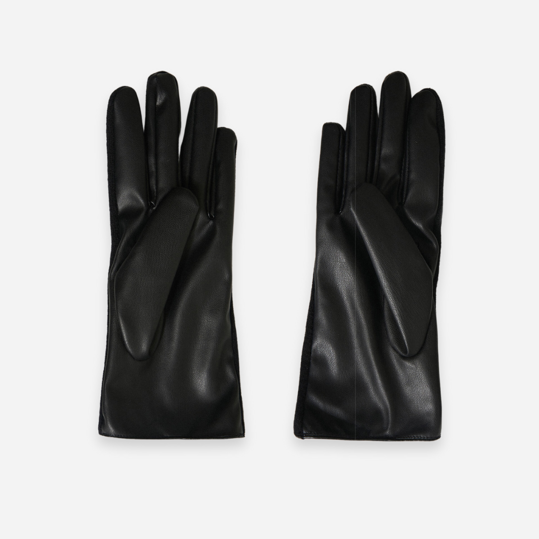 Guante Dama Desigual Negro