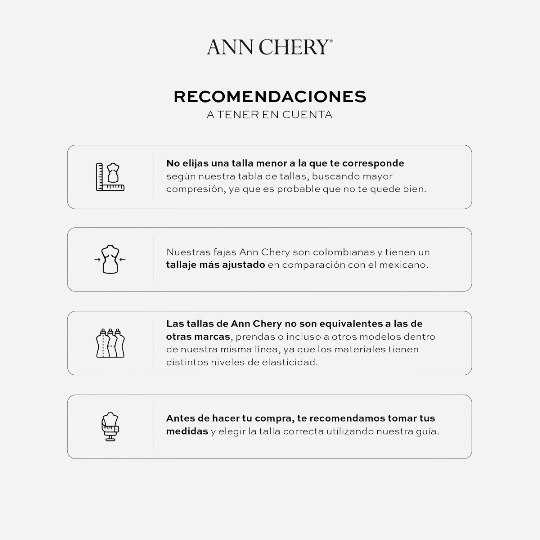 Faja Dama Ann Chery Black