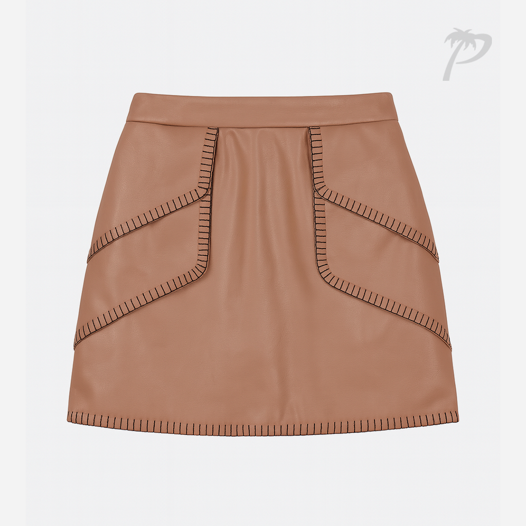 Falda Dama Strut&Bolt Tan/Black