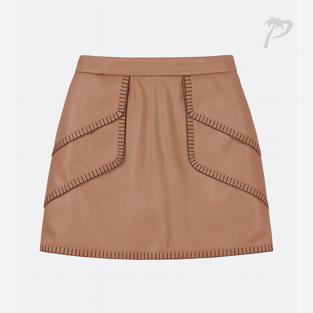 Falda Dama Strut&Bolt Tan/Black