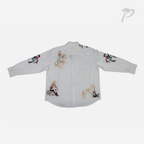 Camisa de Dama Blueb Off-White