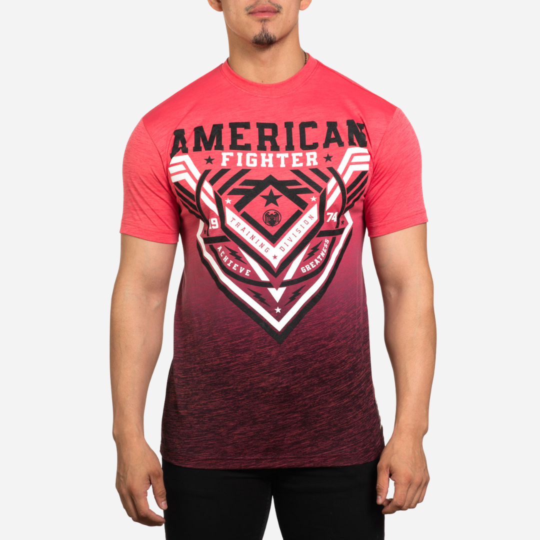 Playera American Fighter Coral