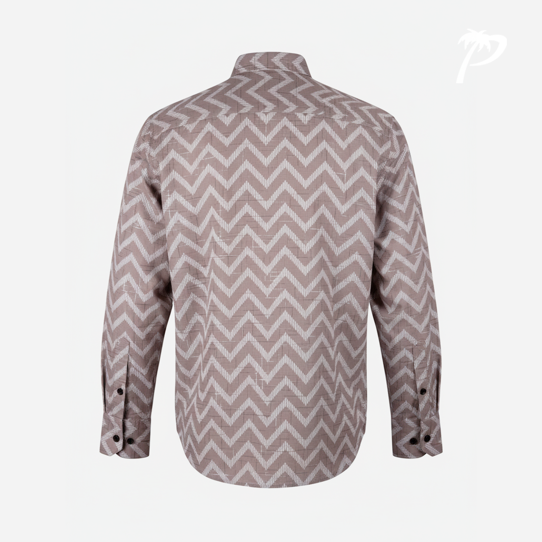 Camisa Caballero De-Niko Beige