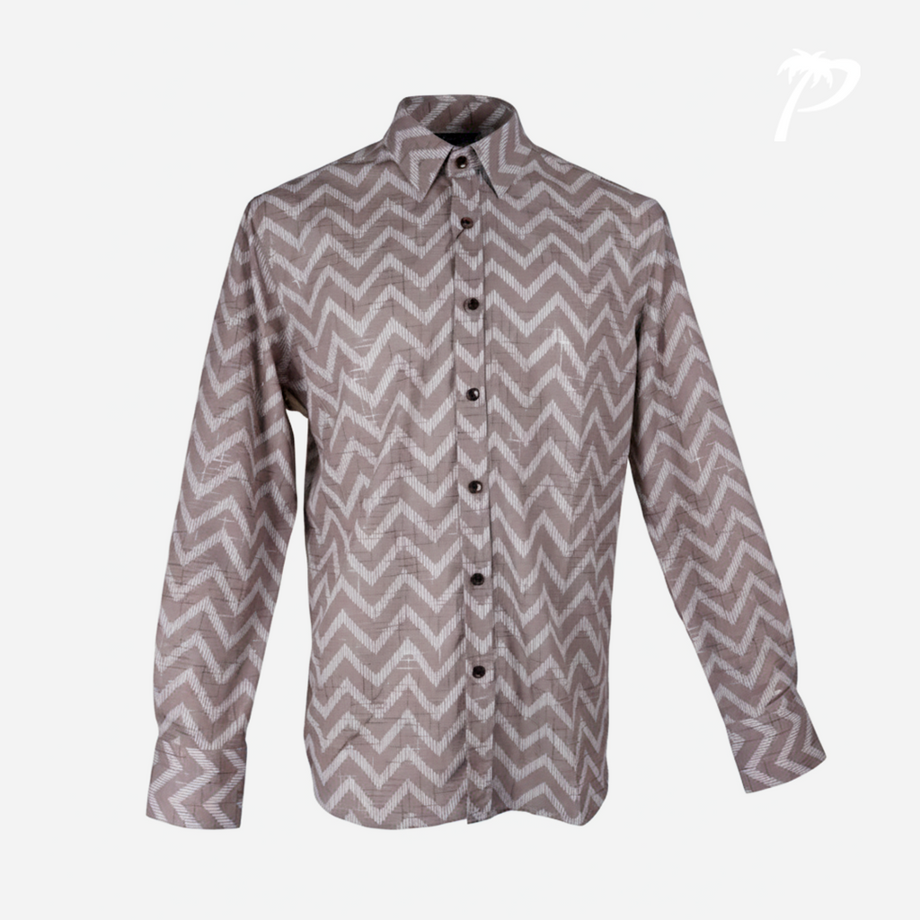 Camisa Caballero De-Niko Beige
