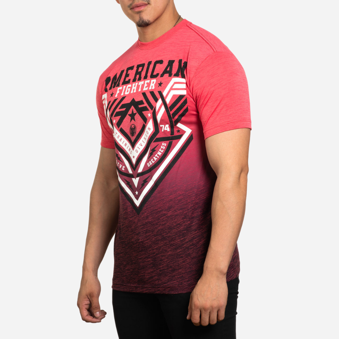 Playera American Fighter Coral