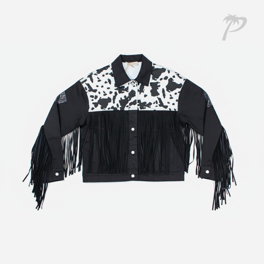 Chamarra de Dama Saints & Hearts Black