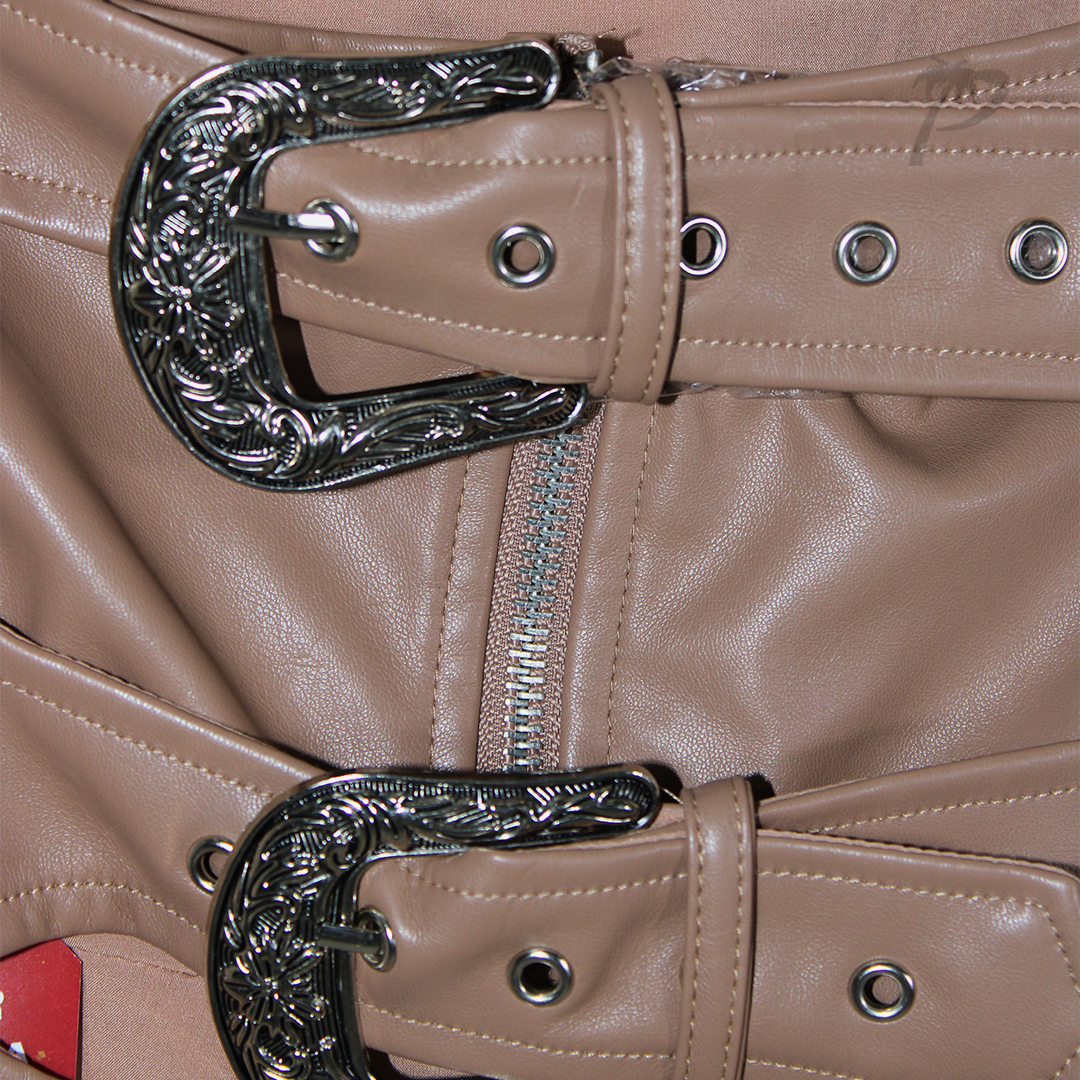 Vestido de Dama Blueb Tan