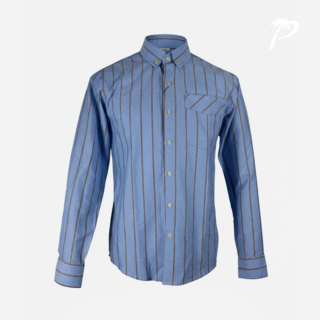 Camisa Caballero Alberto Olguin Azul