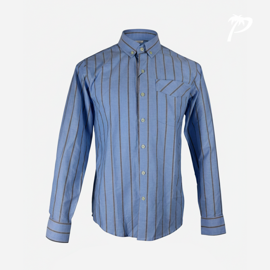 Camisa Caballero Alberto Olguin Azul
