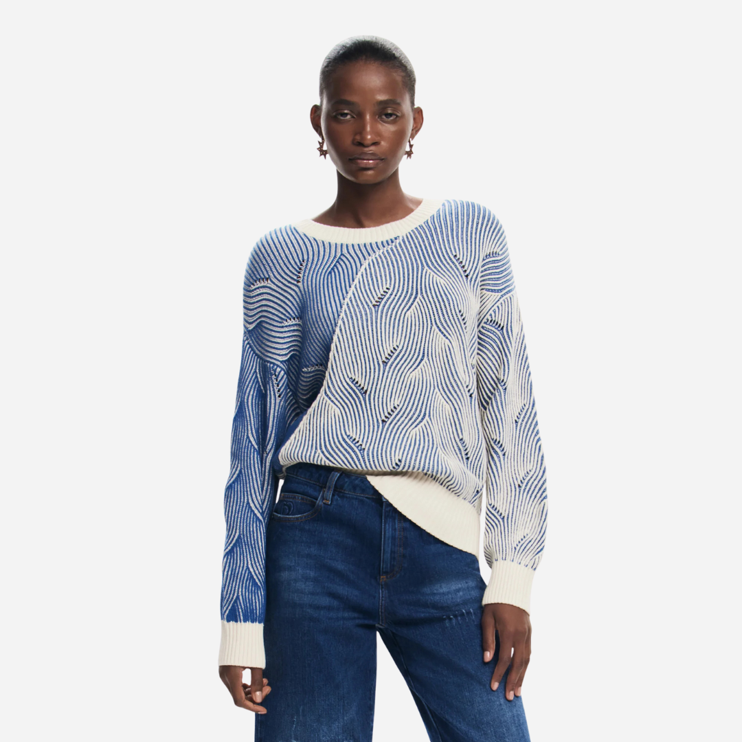 Sueter Dama Desigual Azul