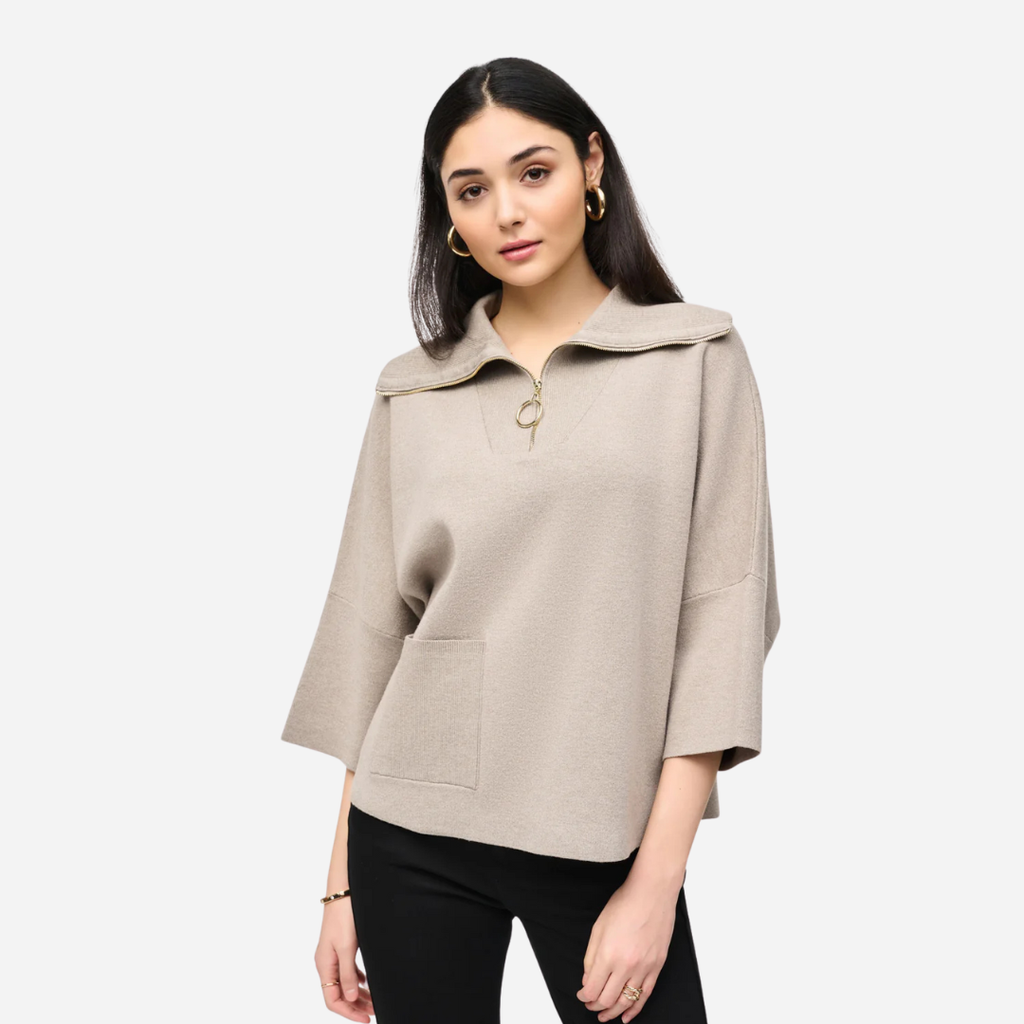 Sueter Dama Joseph Ribkoff Taupe Melange