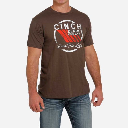 Playera Caballero Cinch Brown