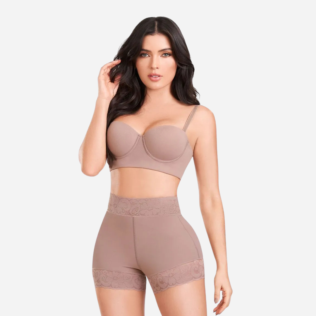 Faja Dama Ann Chery Short Cocoa