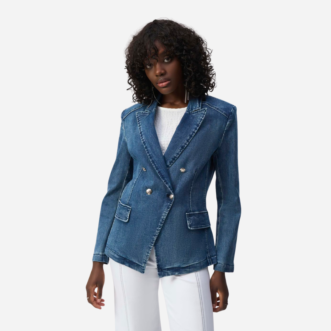 Saco Dama Joseph Ribkoff Denim Medium