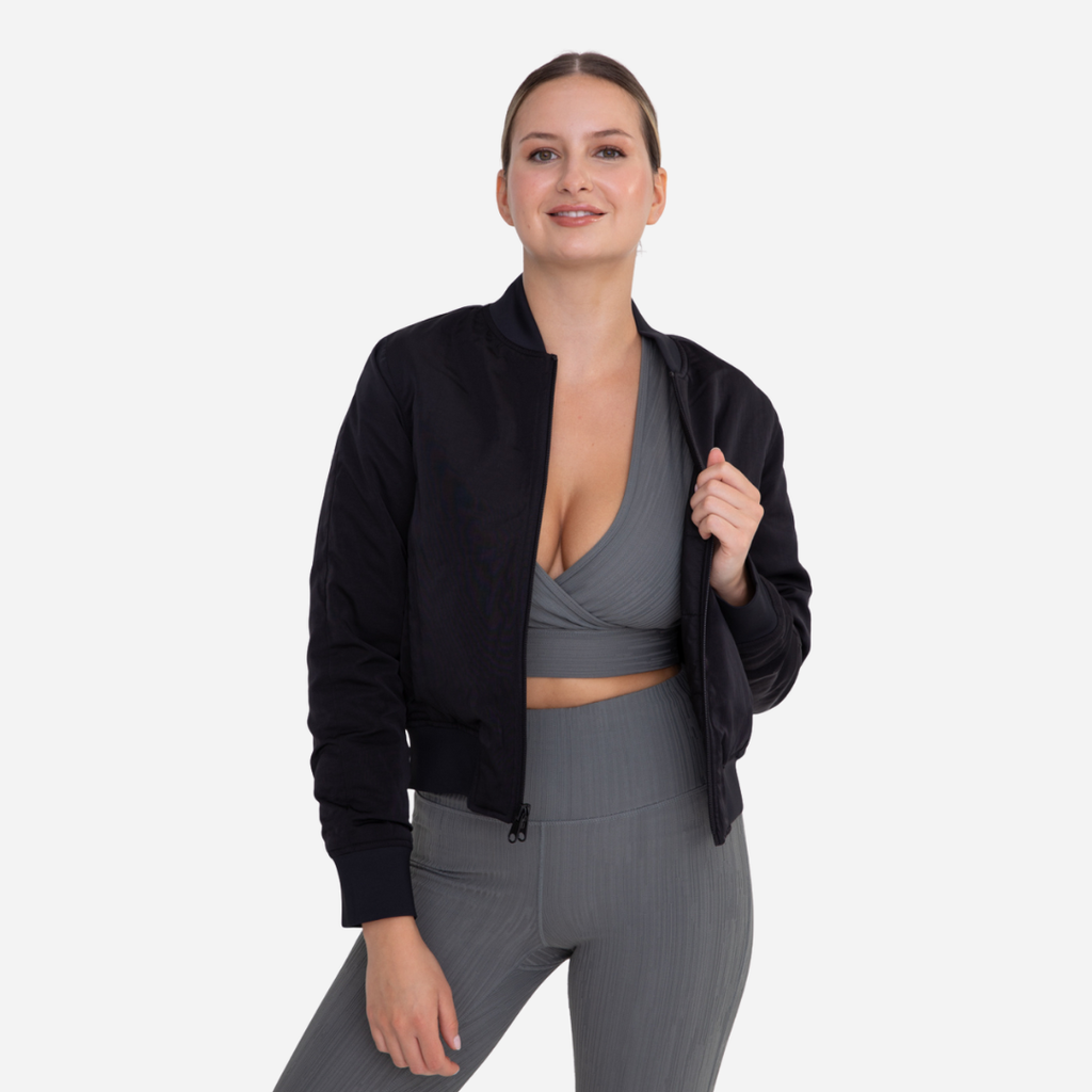 Chamarra Dama Mono B Black