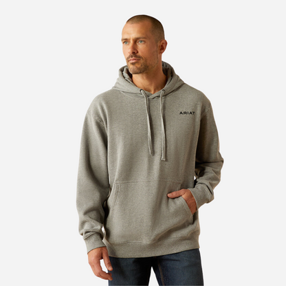 Sudadera Caballero Ariat Grey Heather