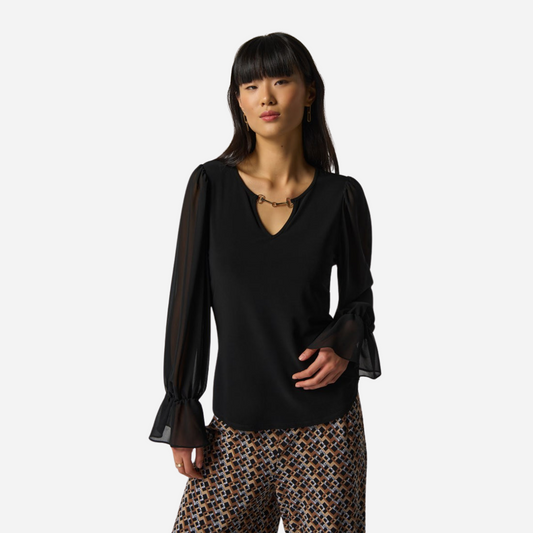 Blusa Dama Joseph Ribkoff Negro
