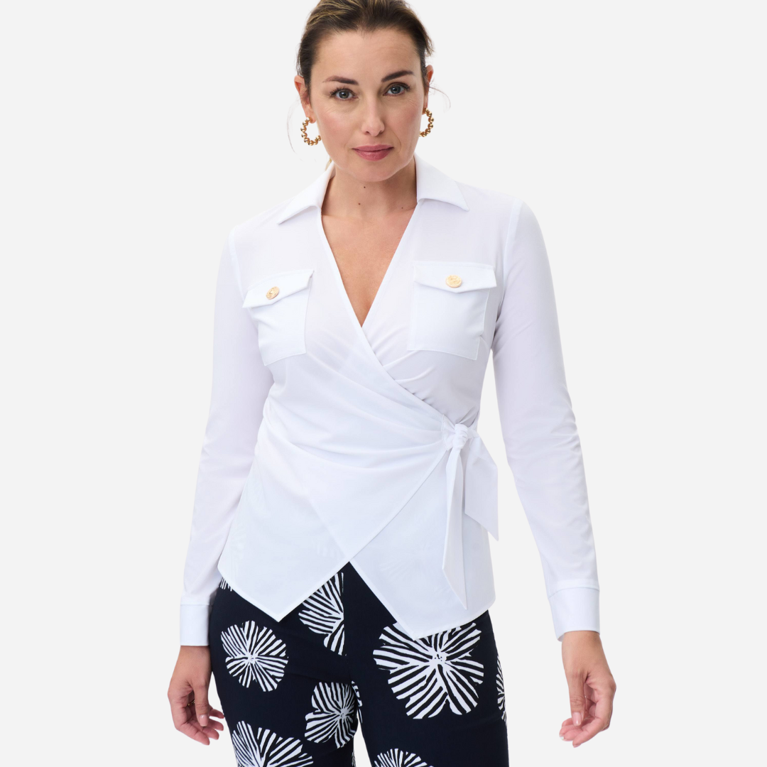 Blusa Dama Joseph Ribkoff White