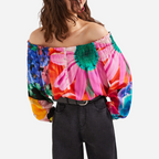 Blusa Dama Desigual Multicolor
