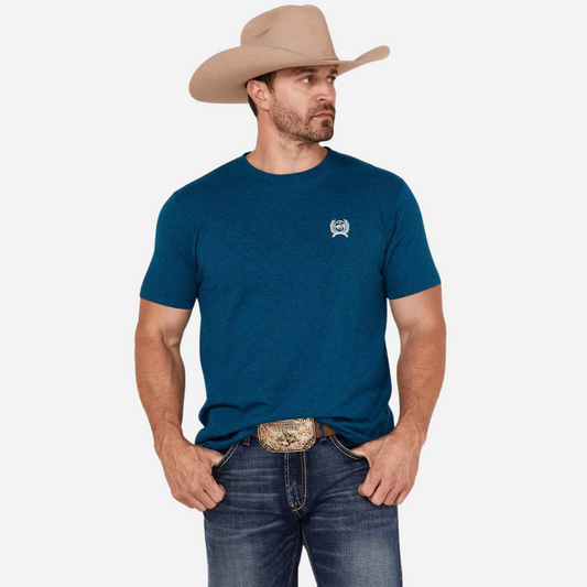 Playera Caballero Cinch Teal