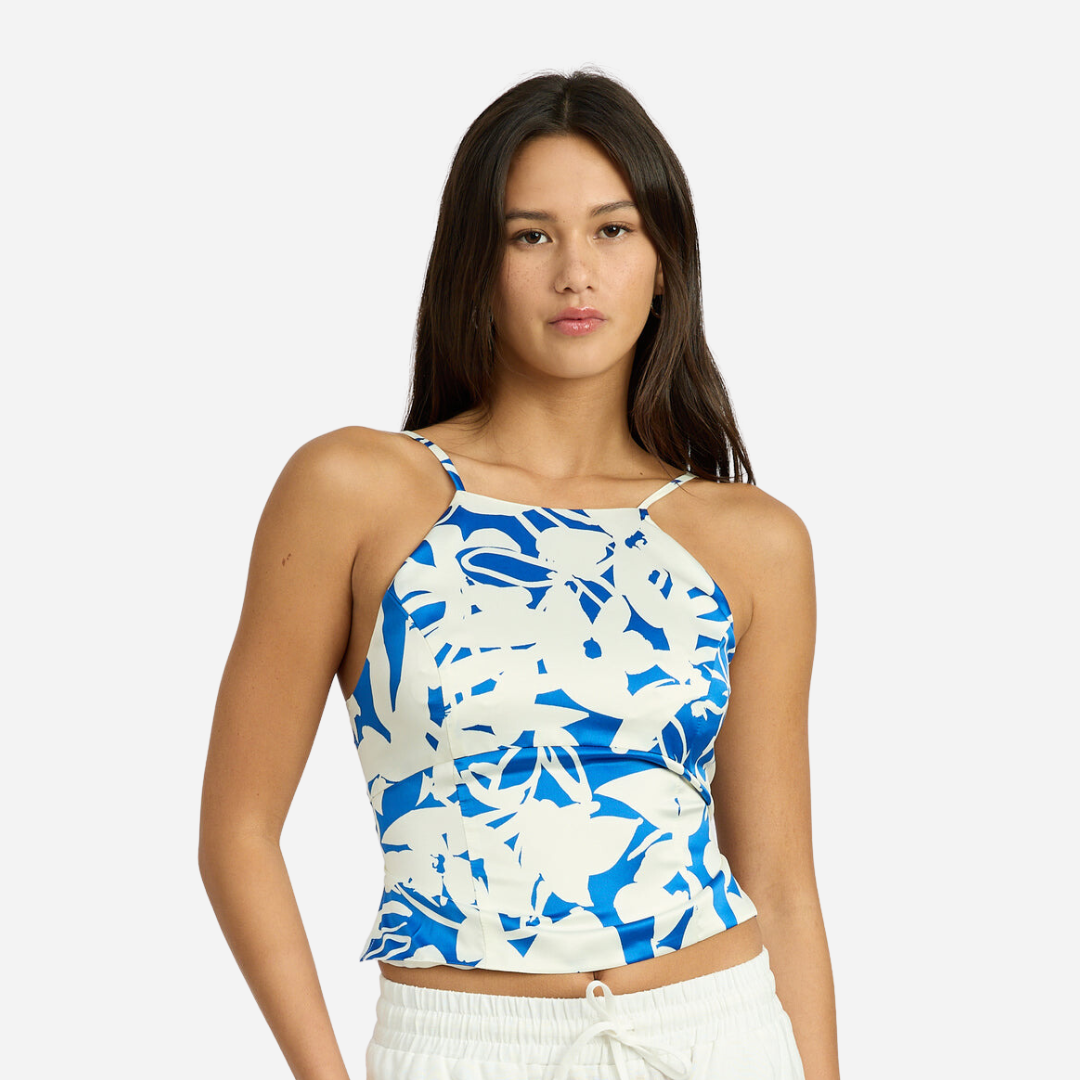 Blusa Dama Emory Park Blue-White