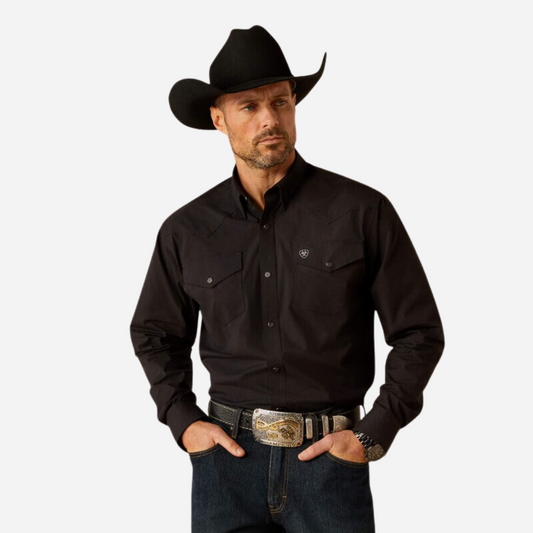 Camisa Caballero Ariat Black