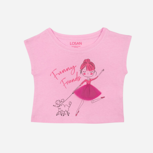 Playera Niña Losan Malva