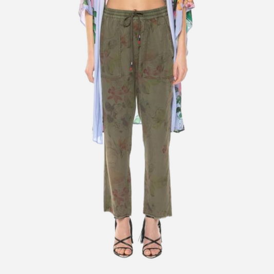 Pantalon Dama Desigual Verde