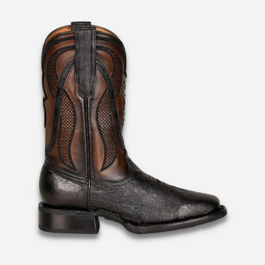 Bota Caballero Cuadra Negro