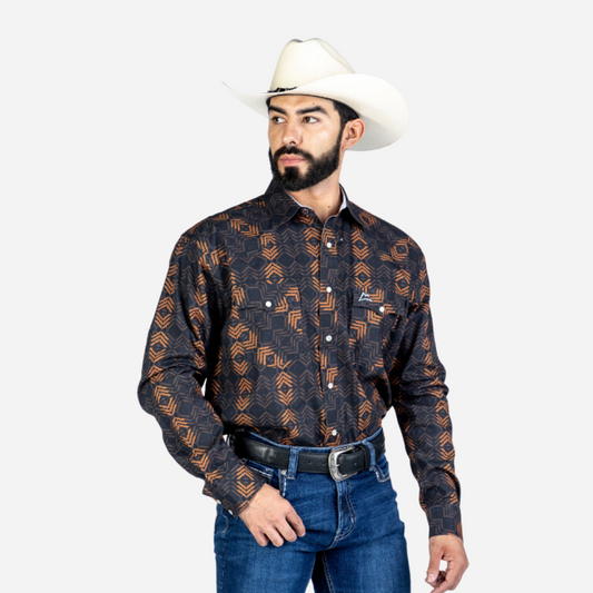 Camisa Caballero Denver Tribal Romboide Bznavpt01