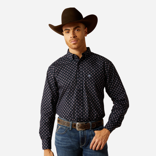 Camisa Caballero Ariat Dark Blue