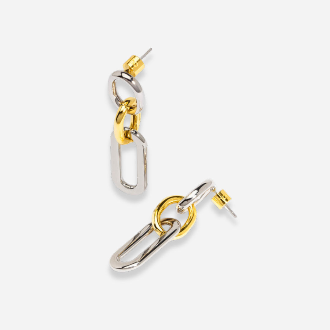 Aretes Dama RHO Gold-Rhodium