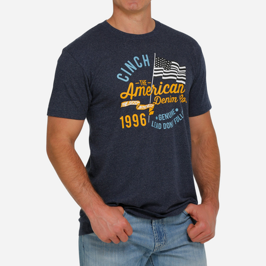 Playera Caballero Cinch Navy