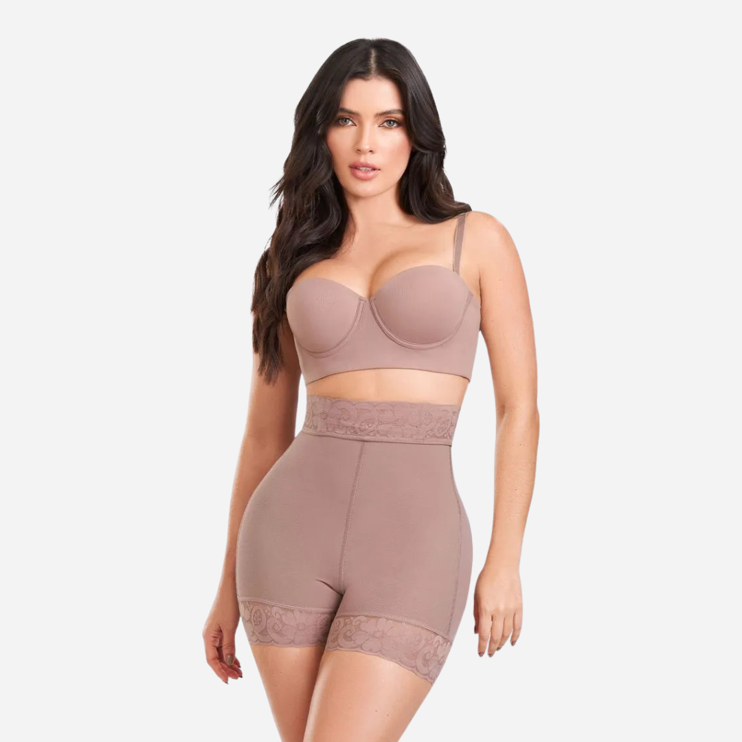 Faja Dama Ann Chery Short Cocoa