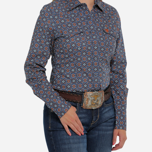 Camisa Dama Cinch Blue