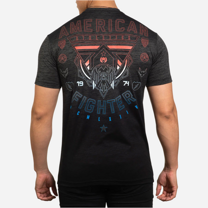 Playera Caballero American Fighter Black Mass