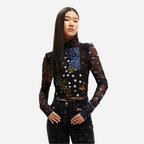 Blusa Dama Desigual Black