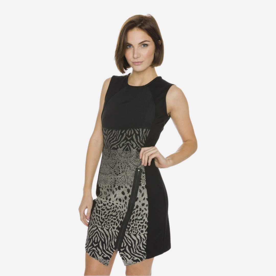 Vestido Dama Desigual Negro