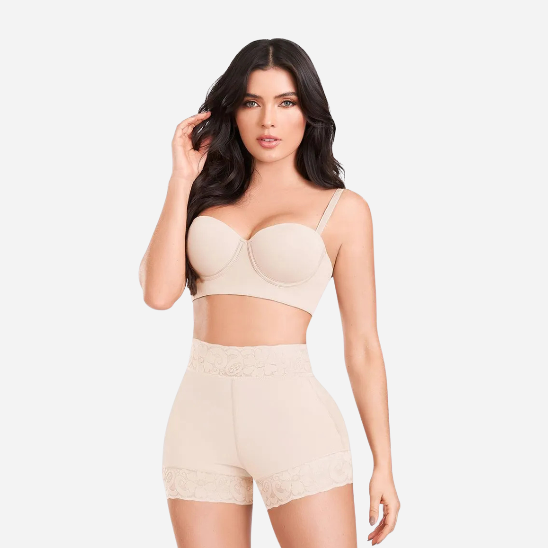 Faja Dama Ann Chery Short Beige