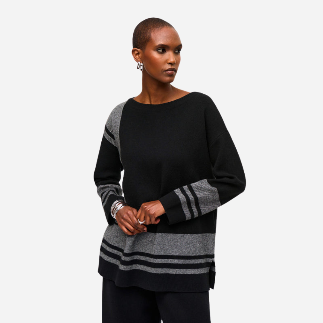 Tunica Dama Joseph Ribkoff Black Vanilla