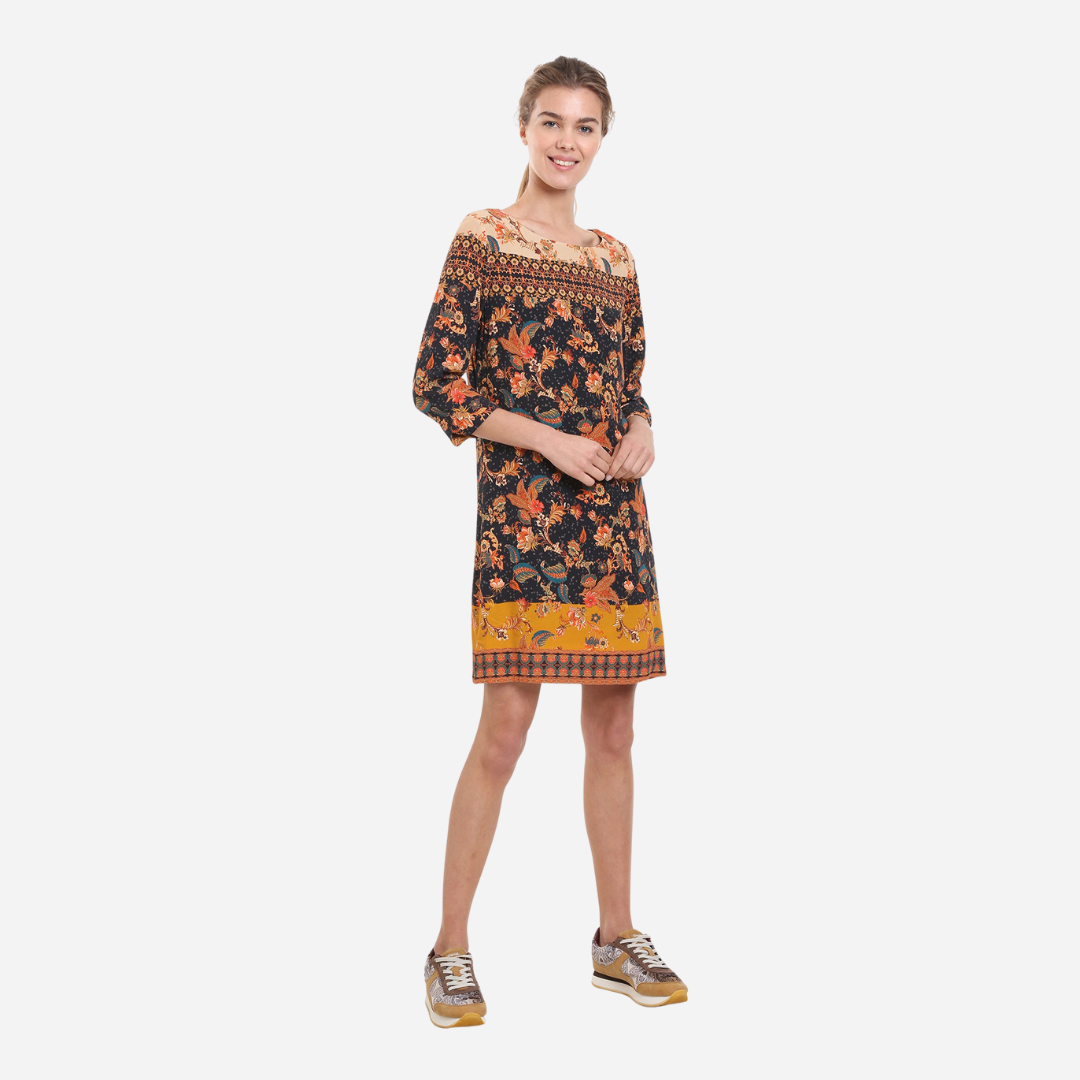 Vestido Dama Desigual Negro