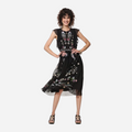 Vestido Dama Desigual Negro