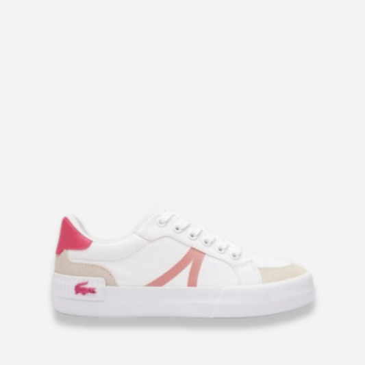 Teni Niña Lacoste White-Pink