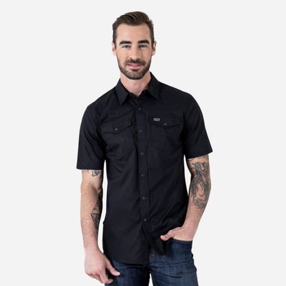 Camisa Caballero Kimes Ranch Rio Ss Black Bznavpt01